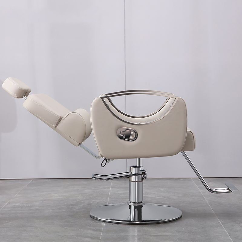 2023 Wholesale hair salon chair Barber chair can be placed upside down shaving lift rotary ironing and dyeing hair cutting chair