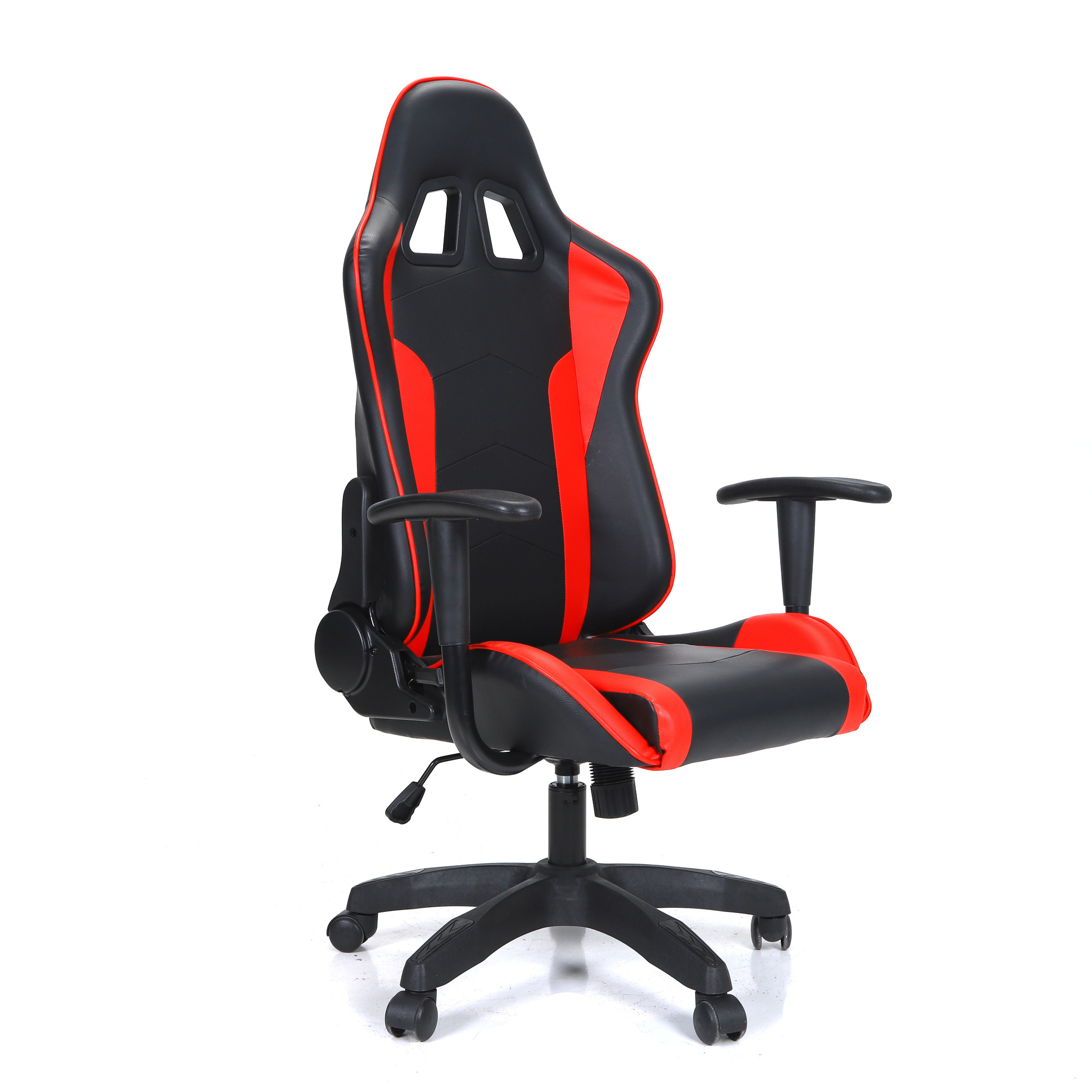 Red Gaming Chair for Computer PC Game Massage Chair Fashionable Lift Chair Synthetic Leather