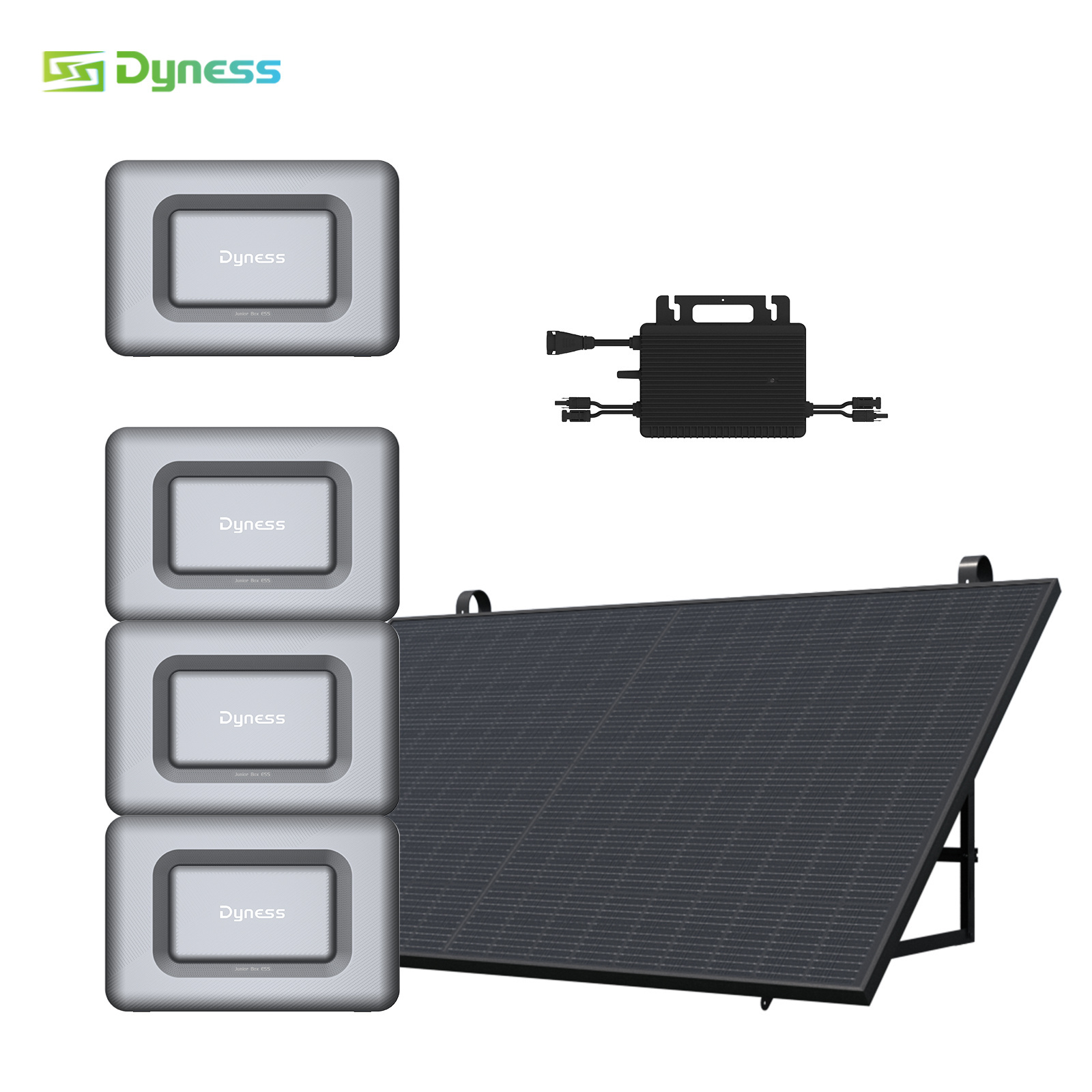 Dyness Plug and play balcony solar system storage kit with PV hub Solar Microinverter 1.6kwh lifepo4 battery 8000 cycle life