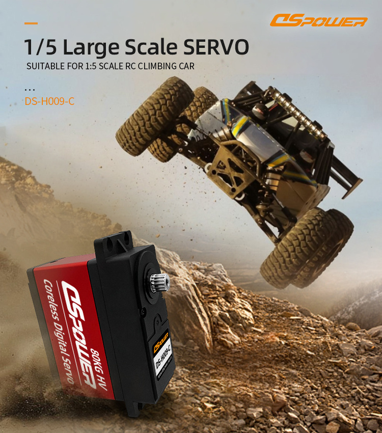 Hihg Torque HV Waterproof Servo 60kg 80 Kg 73 Kg Large Servo Rc Car 1/5 High Speed  RC Model 14 Years & up Coreless Servo