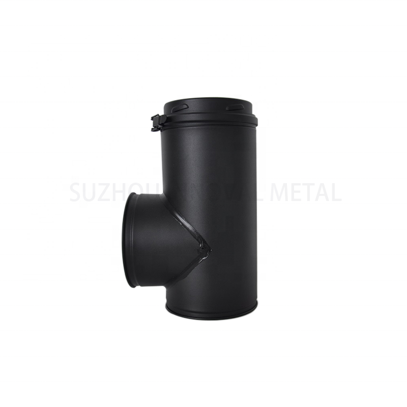 Double wall flue pipe 80mm single wall elbow 90 degree tee rain cowl kit straight stainless steel  pipe chimney