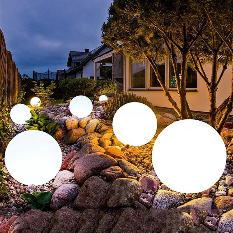 Modern Outdoor Waterproof Rechargeable Garden Remote Control Color Change Led Ball Light