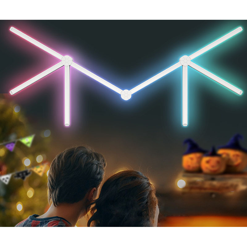 Nordic Modern Tuya Smart Wifi App Control Led Ambient Lights Wall Neon Light For Living Room