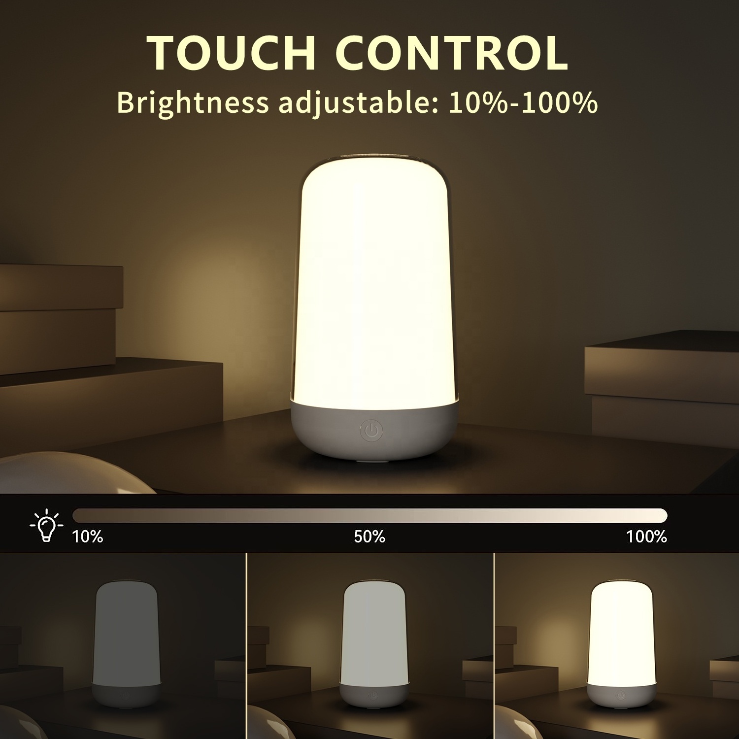 NEW Smart APP Control Home night Lights Led Desk Table Lamp Touch Dimmable with speaker bedroom Bedside led Mood Light Lamp