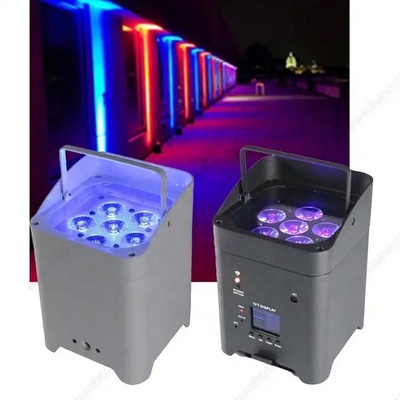 RGBWA Wireless DMX Up lighting Battery Operated Wifi Remote Control DJ LED Par Can Wash Light Disco Wedding Uplights