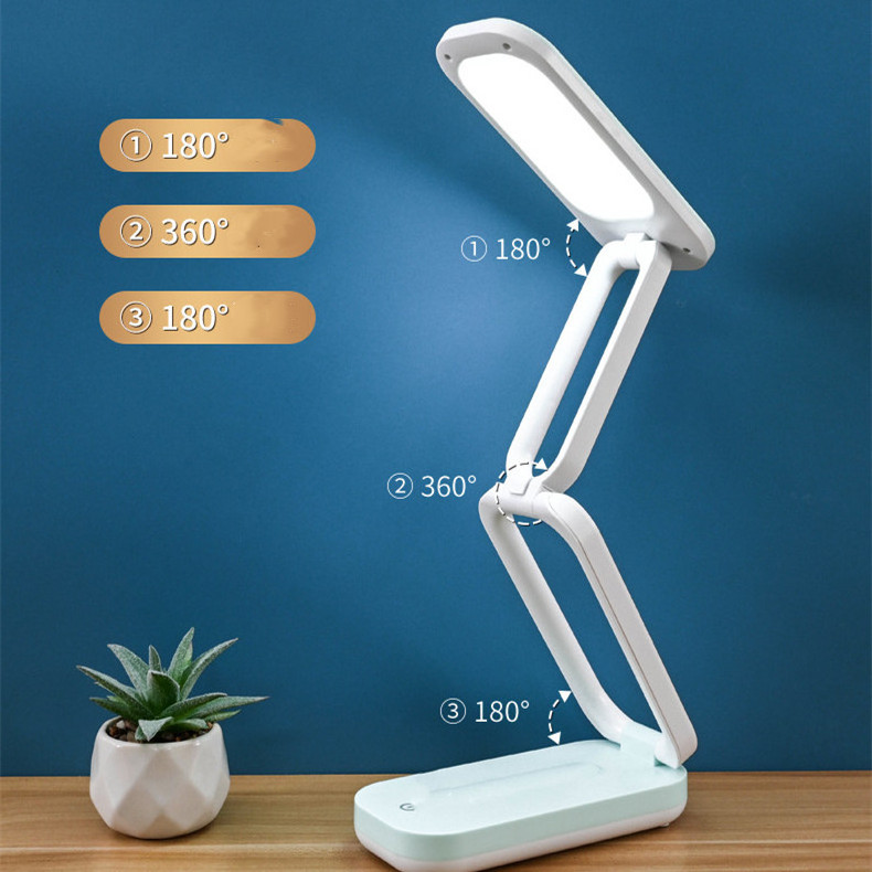 Modern Table Lamps Solar Powered Table Lamp European Desk Lamps USB Charging Port Dimming Reading Study Light