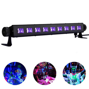 9x3w stage uv black light marker bar for night club lights