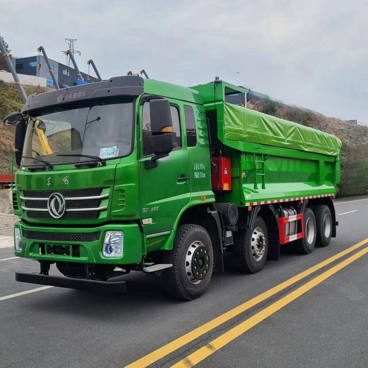 Widely sold in the Southeast Asian market, Chinese brand Dong feng construction truck 8X4 dump truck tipper