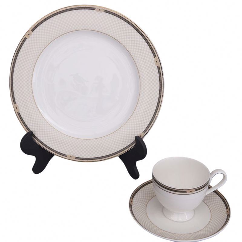 High Quality Porcelain Ceremony Ceramics Plates Dinnerware Dinner Set Tableware Crockery Dinner Sets