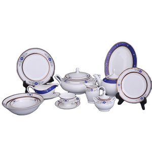 61pcs Fine Bone China dinner set for 8 people of Pakistan market