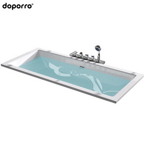 High Quality Drop-in Bathtub Competitive Price from China Manufacture Soaking Acrylic & Fiberglass,acrylic Modern Glossy White