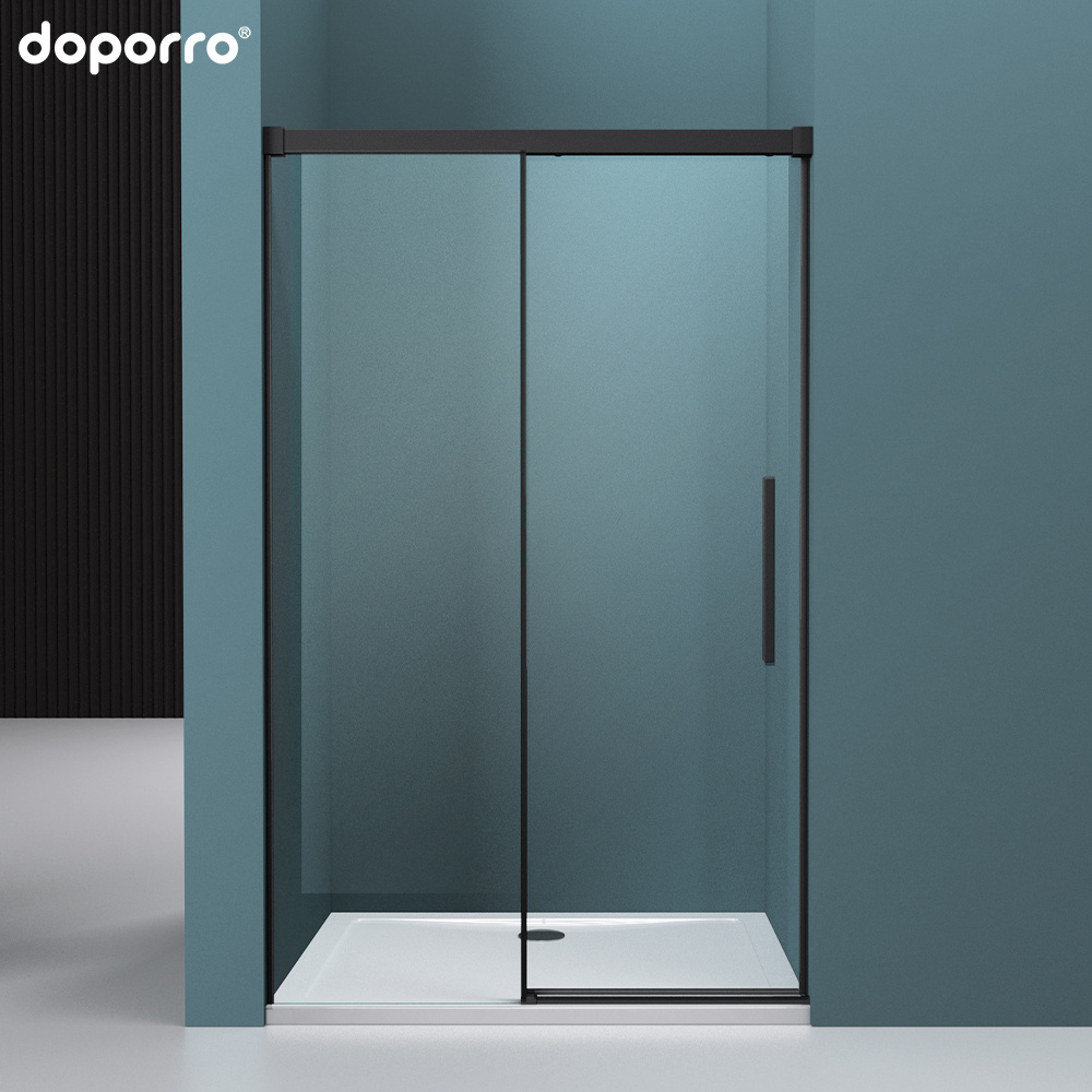 doporro Europe style Walk-in attractive style with frame sliding tempered glass shower door