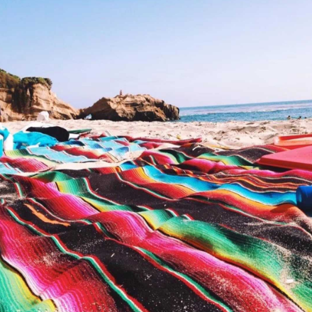 High Quality Different Size Quality Table Sea Beach Wholesale Cheap Mexican Wool Blankets