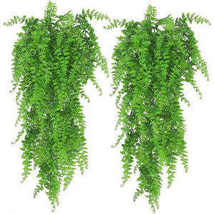 Artificial Hanging Plants, Home Decor Faux Vine for Bedroom & Garden Greenery Leaves Wall Decoration for Indoor & Outdoor