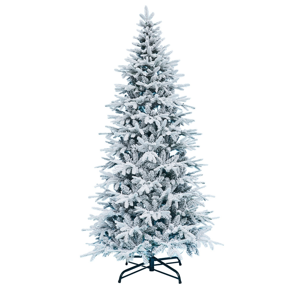 Duoyou Factory Supplier OEM Custom Wholesale DIY Decoration Pendant Film Artificial PVC White Snowing Christmas Tree