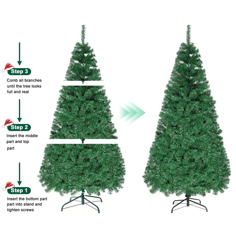 Duoyou Home Decoration Handmade Luxury Artificial Xmas Snowing Flocked 12 Foot Christmas Tree