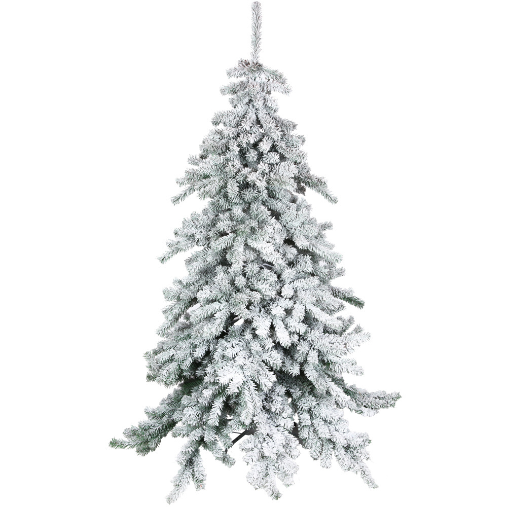 Duoyou China Supplier Luxury Ornament Holiday Gift Artificial Xmas Snowing Flocked Christmas Tree