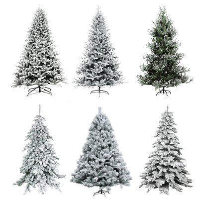 Duoyou Home Decoration Handmade Luxury Artificial Xmas Snowing Flocked 12 Foot Christmas Tree