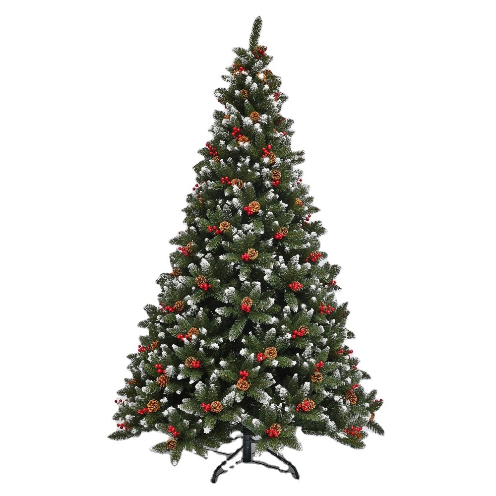 Duoyou Factory Custom Wholesale Home Indoor Decoration High Quality Artificial PVC Snow Flocked Christmas Tree