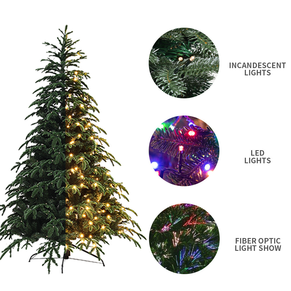 Duoyou Home Decoration Handmade Luxury Artificial Xmas Snowing Flocked 12 Foot Christmas Tree