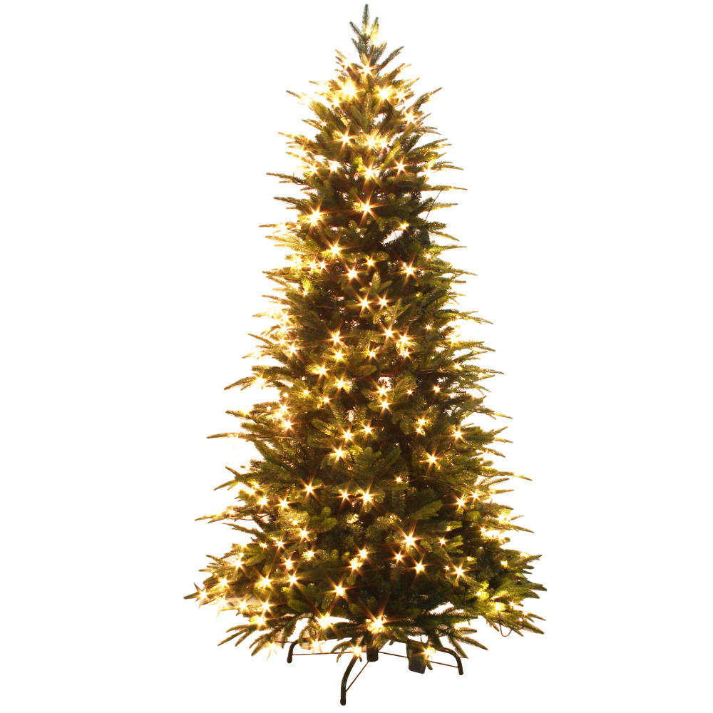 Duoyou Handmade Artificial Indoor Luxurious Glitter Led Luxury Upside Down Christmas Tree Branch