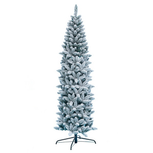 Duoyou Custom Wholesale Xmas Decoration Ornament Luxury Noble Fir Artificial Snow Christmas Tree Stand