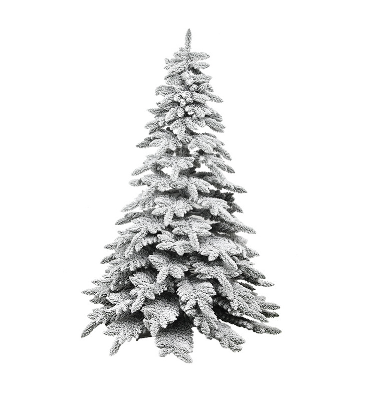 Duoyou factory high quality snow flocked customized christmas tree for holiday decoration