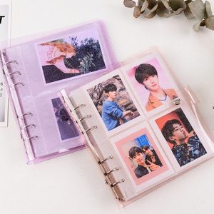 wholesale Fashion Mini PVC Binder Photo Albums shiny loose-leaf Photo Album