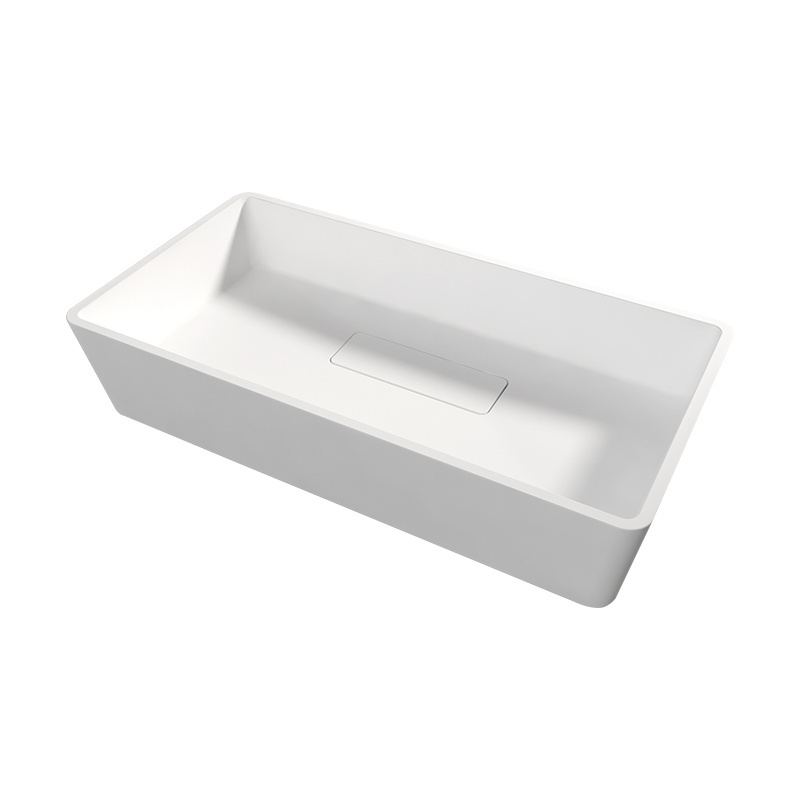 New Table Top Bathroom Wash Basin Solid Surface Counter Top Sink Sanitary Ware acrylic resin stone hand wash basin