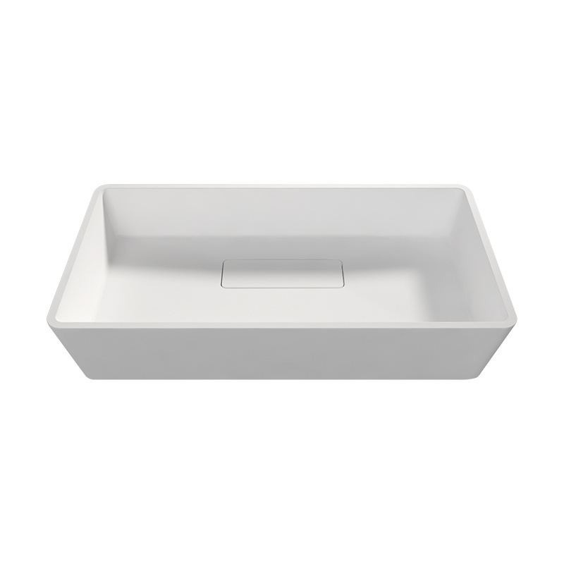 New Table Top Bathroom Wash Basin Solid Surface Counter Top Sink Sanitary Ware acrylic resin stone hand wash basin