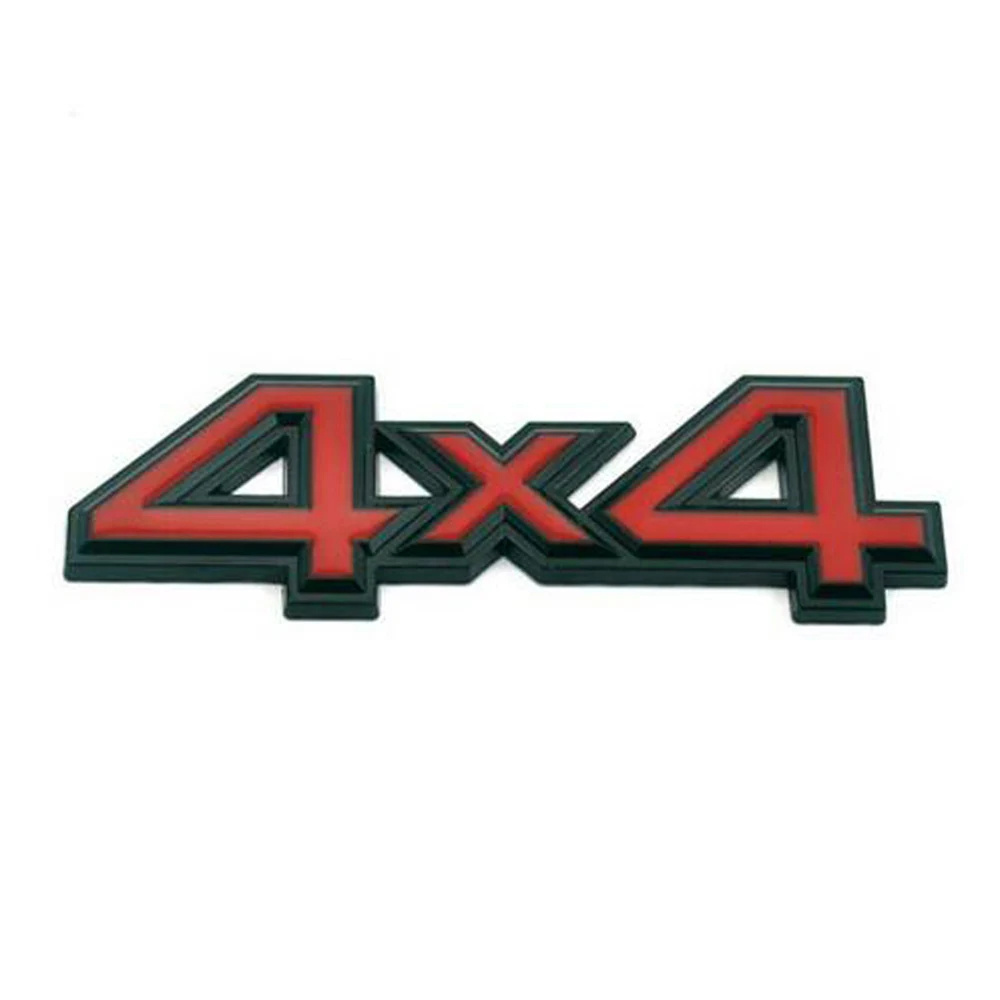 Make Your Own Custom Electroplate Chrome Abs 4x4 Letters 3d Car Emblem Badge Stickers For Car Body