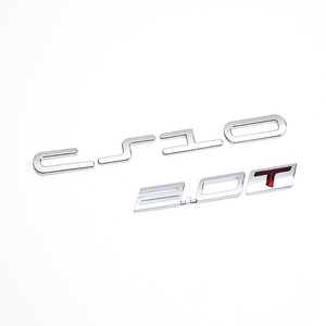 Factory Custom 3d Logo Chrome Car Badge Auto Emblem Car Letters Emblem For Car Body