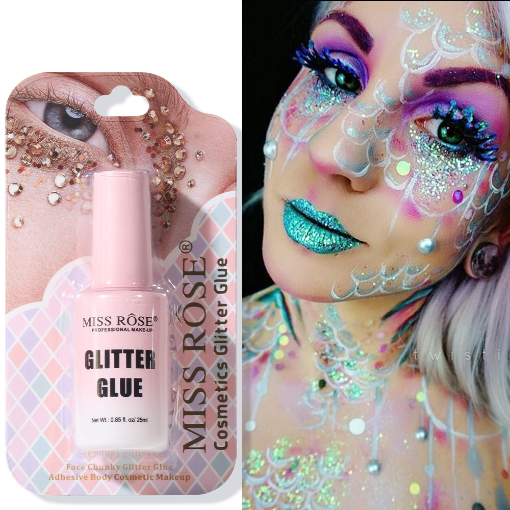 25ml Makeup Glitter Glue Waterproof Shimmer Eye Shadow Primer Body Sequin Base Glue For Eye Jewels Gems