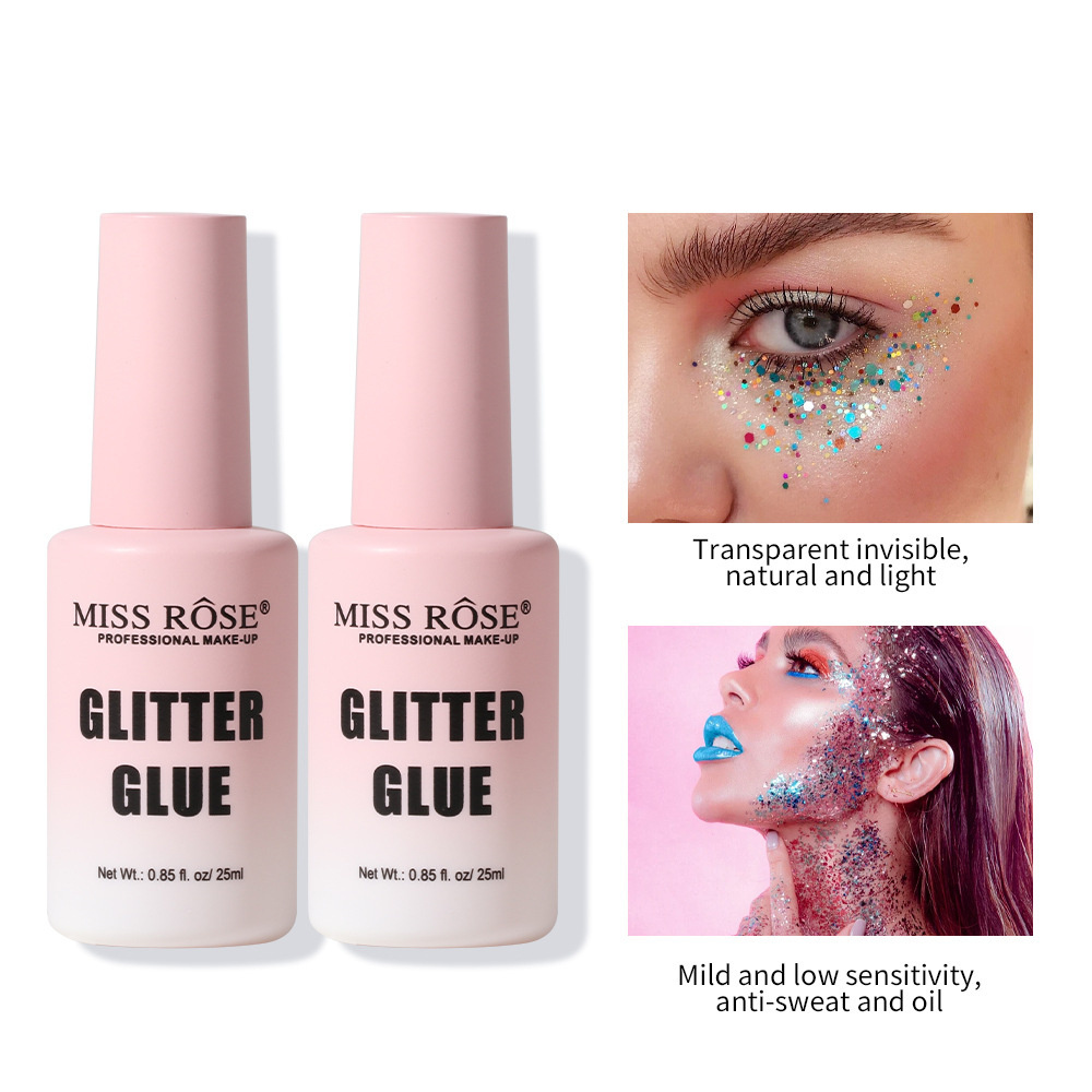 25ml Makeup Glitter Glue Waterproof Shimmer Eye Shadow Primer Body Sequin Base Glue For Eye Jewels Gems