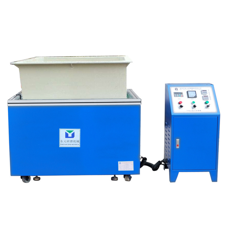 Fully automatically magnetic polishing machine for mobile phone metal parts