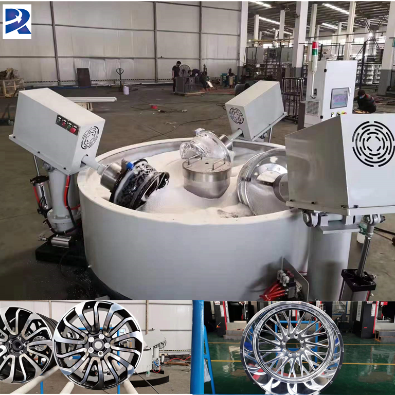 new design alloy wheel polishing machine stainless steel grinding polishing machine