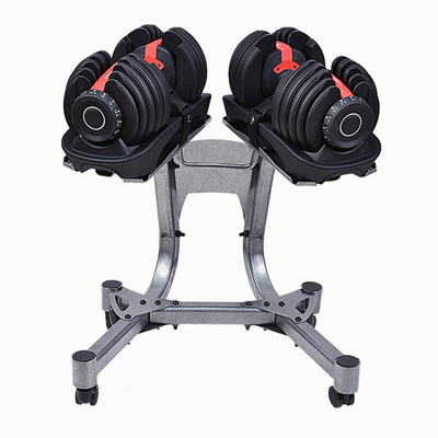 Dumbbell Stand 330LBS Adjustable Dumbbell Stand Rack Metal Dumbbell Holder Weight Rack Storage Stand W/Wheels for Gym