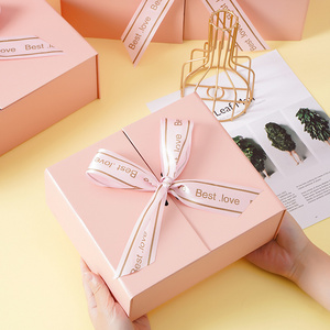 Premium Gift Set Packaging Box With Ribbon