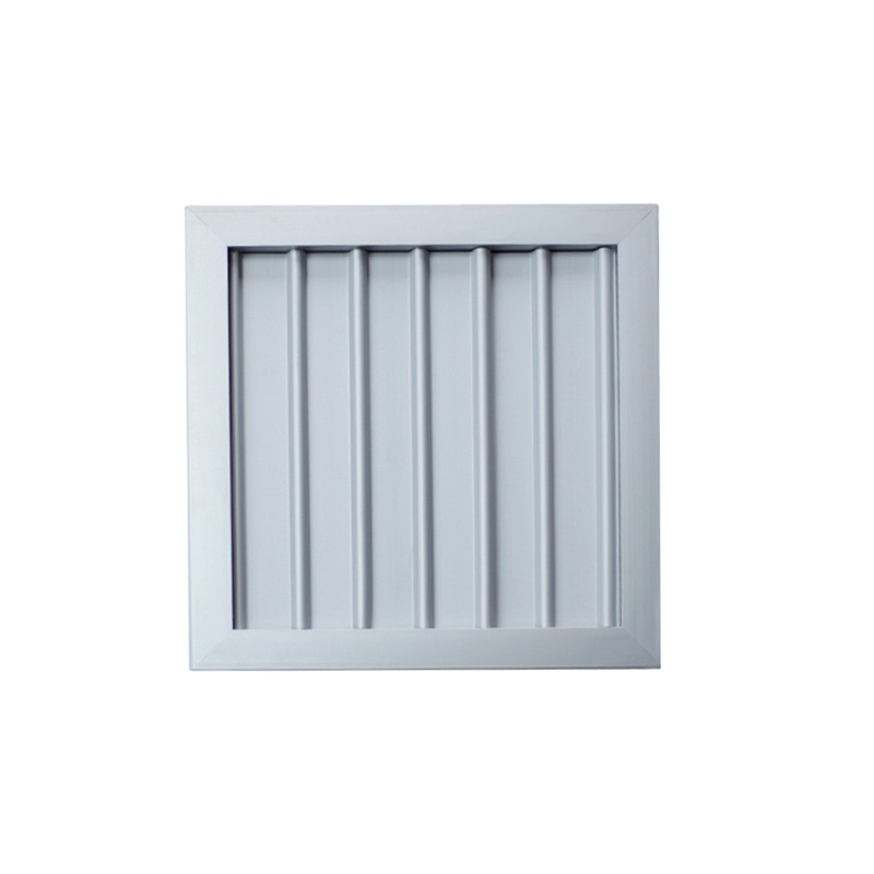 Aluminum gravity hvac closing louvers