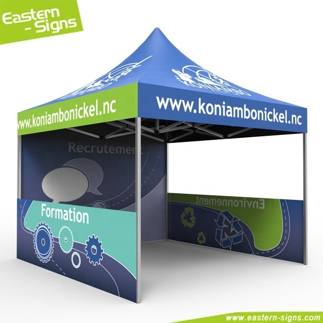 UV-resistant 10x15 advertising 600d oxford fabric hexagonal aluminum canopy for trade show