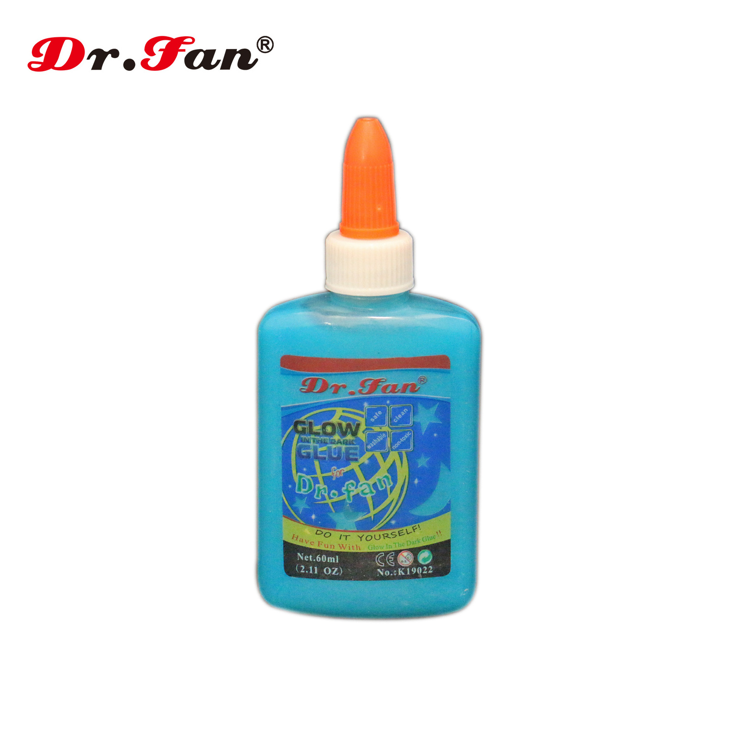 DIY 60ml Liquid White Glue All Purpose  Glow in the dark for making slime clay glue toys kids