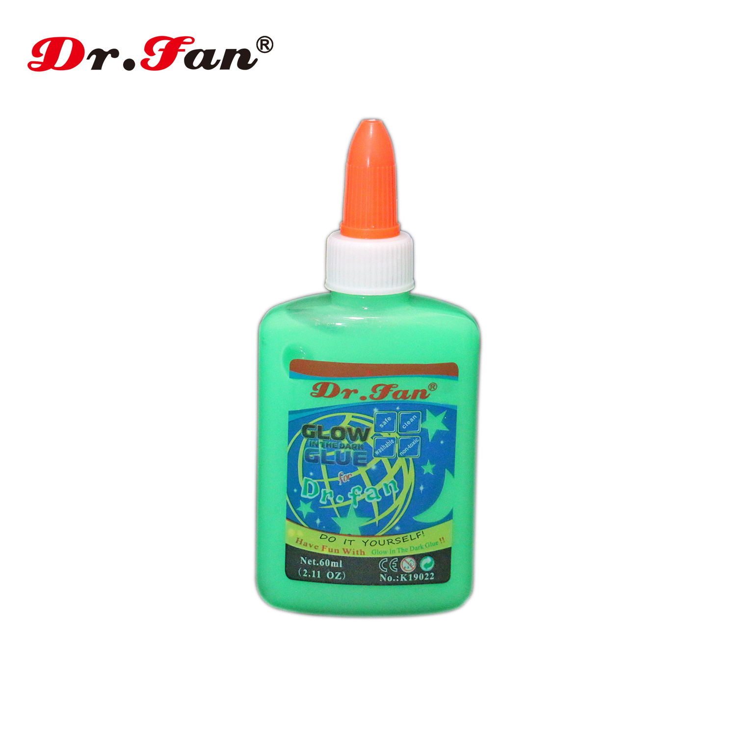 DIY 60ml Liquid White Glue All Purpose  Glow in the dark for making slime clay glue toys kids