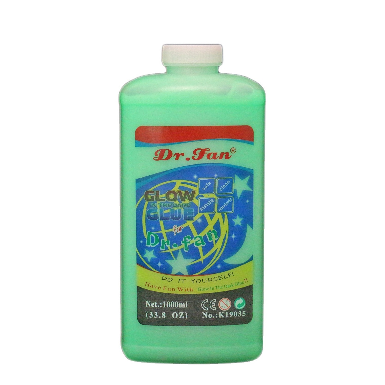 1000ml Dr.fan glitter glow in the dark Glue for slime kit activator