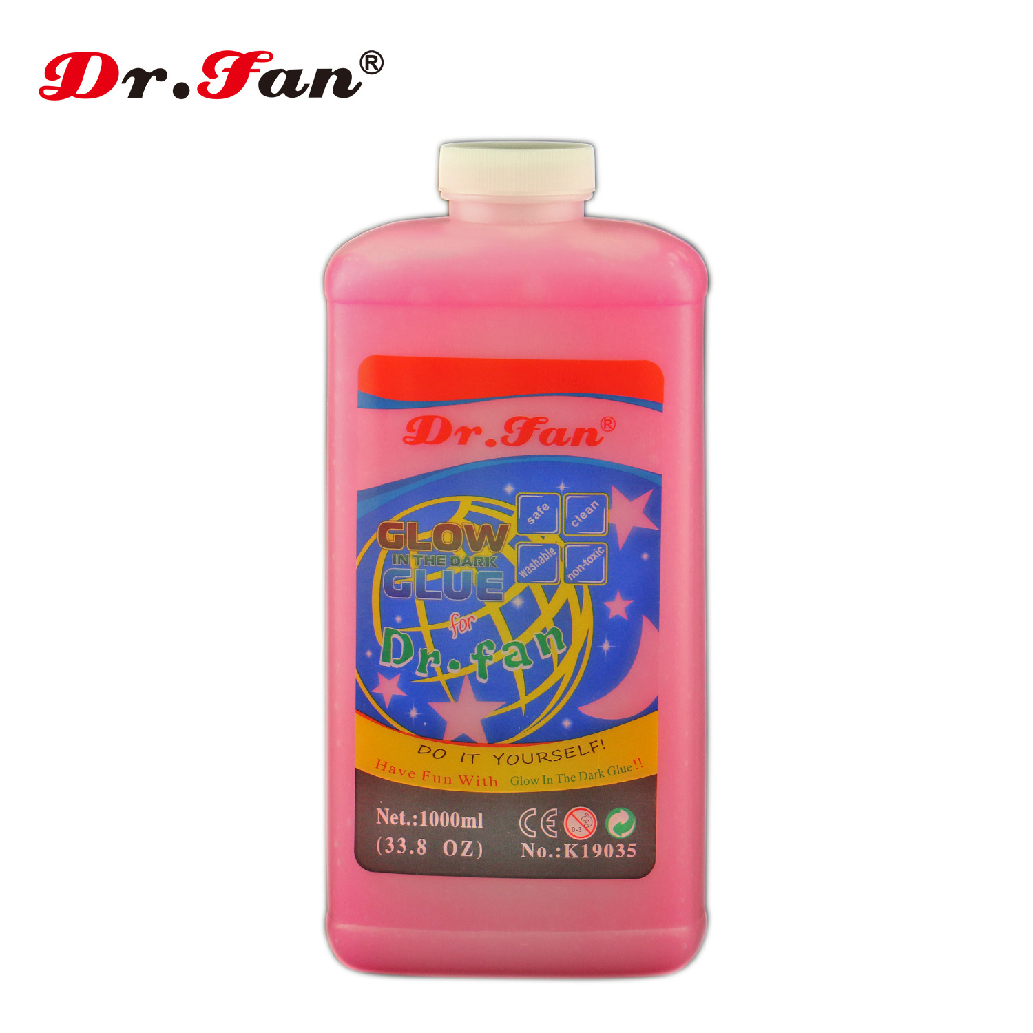 1000ml Dr.fan glitter glow in the dark Glue for slime kit activator