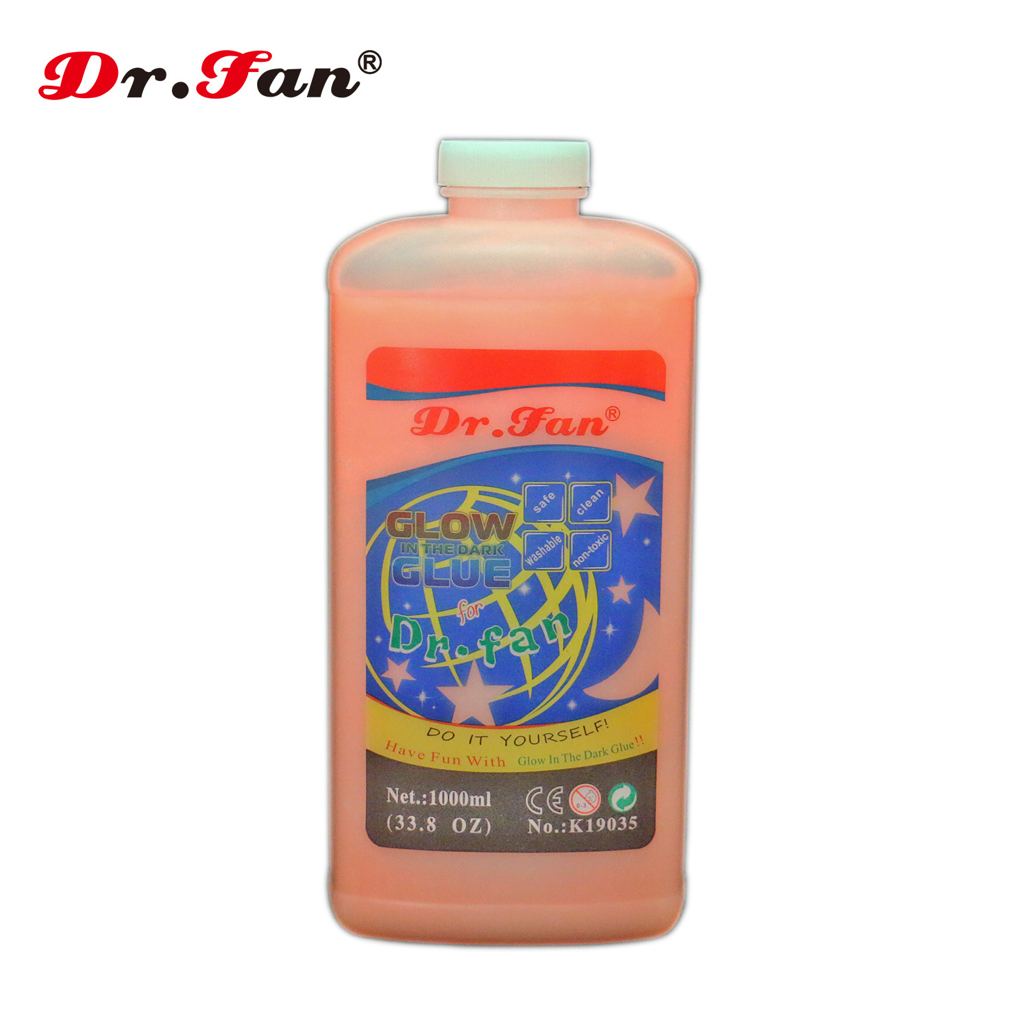 1000ml Dr.fan glitter glow in the dark Glue for slime kit activator