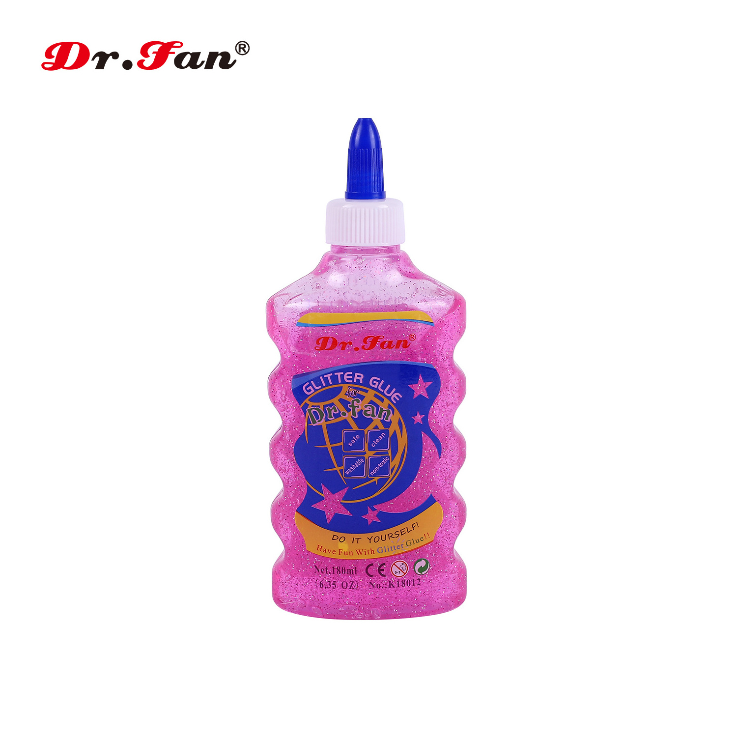 Dr.fan 180ml ART liquid Glitter Glue for slime Crafting kit set