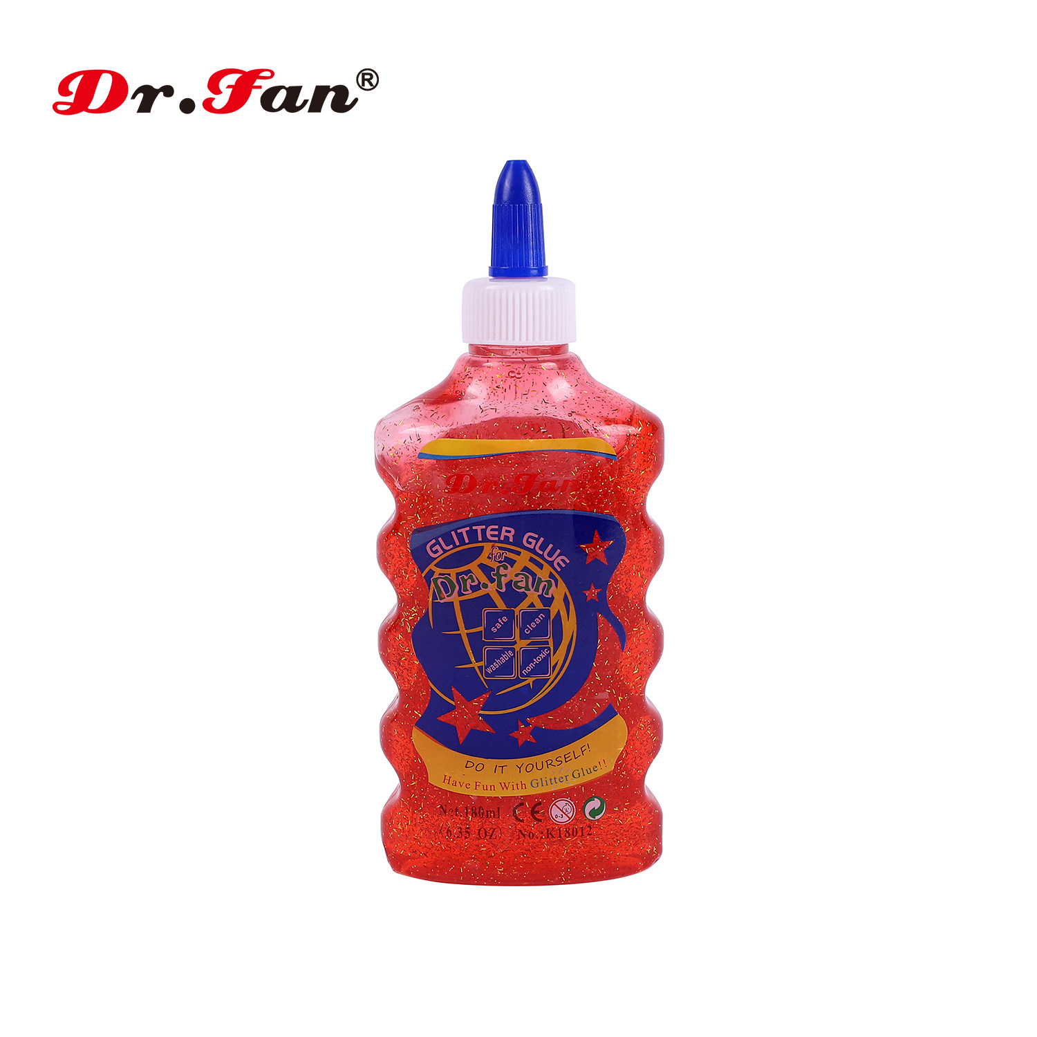 Dr.fan 180ml ART liquid Glitter Glue for slime Crafting kit set