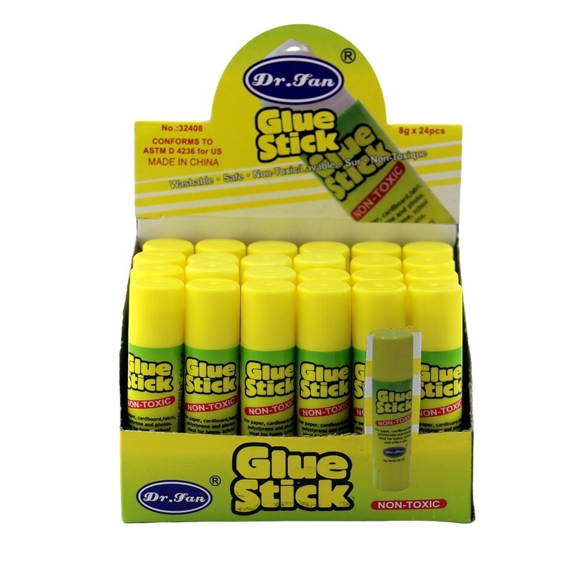 Glue Stick 8g Transparent Students DIY Kids Wholesale School office for paper pvp material long shelf life factory directly