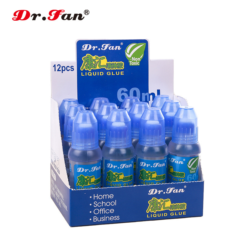 50ml  office pva glue non toixc washable bonds paper  liquid base water strong adhesive acid free stationery clear glue