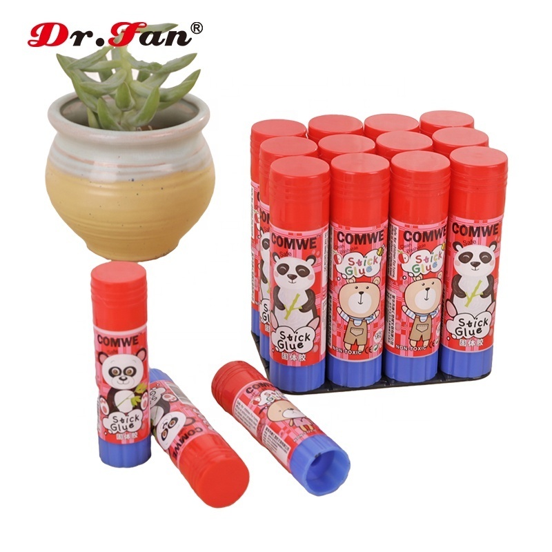 factory 21g PVA glue stick brands Dr.Fan non toxic formaldehyde free EU regulation safety for kids bonds paper sticky